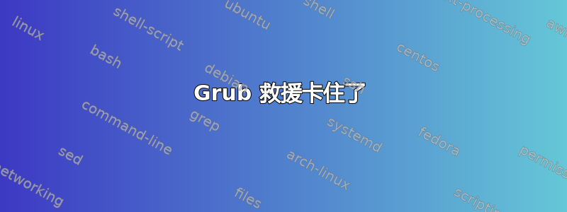 Grub 救援卡住了