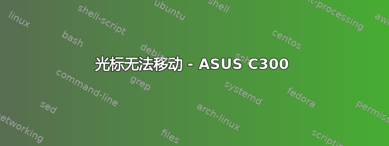 光标无法移动 - ASUS C300