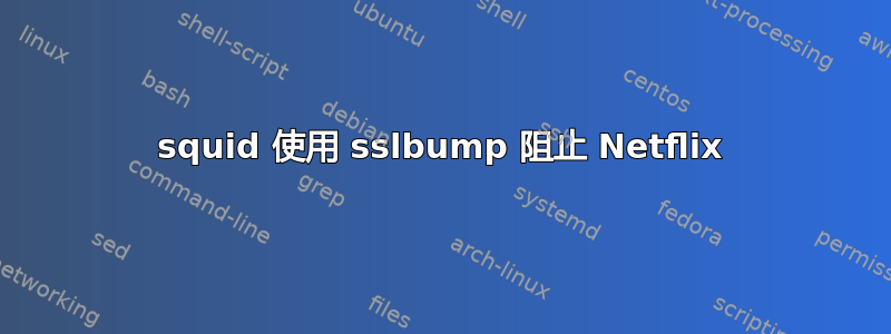 squid 使用 sslbump 阻止 Netflix