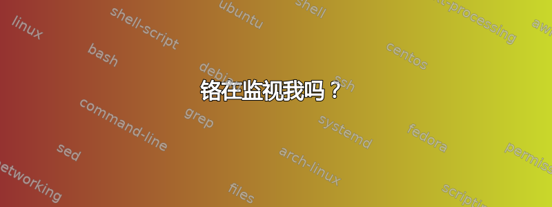 铬在监视我吗？