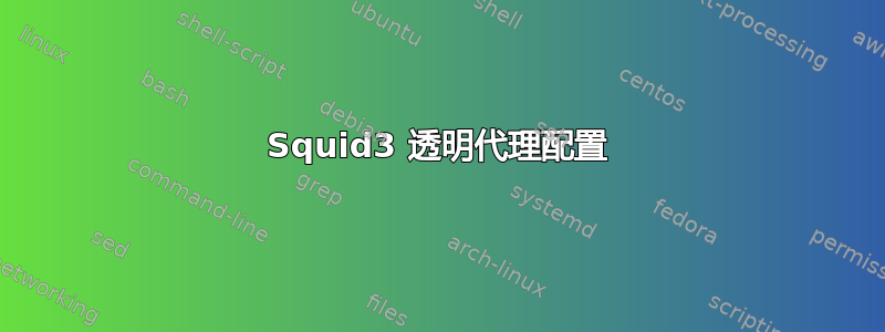 Squid3 透明代理配置