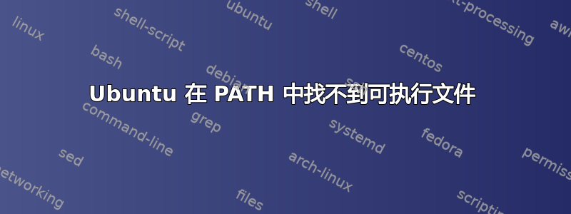 Ubuntu 在 PATH 中找不到可执行文件