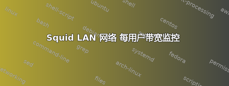 Squid LAN 网络 每用户带宽监控