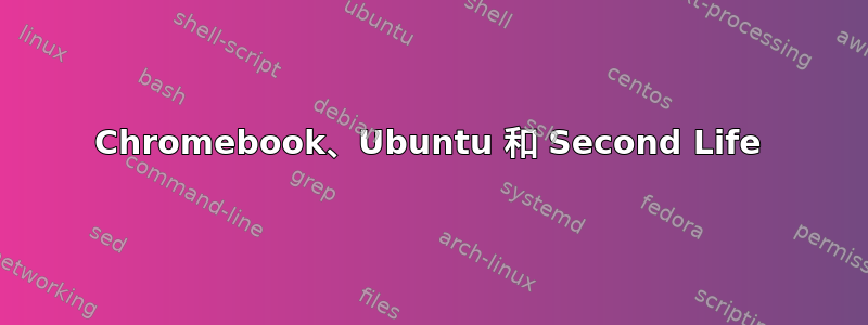 Chromebook、Ubuntu 和 Second Life