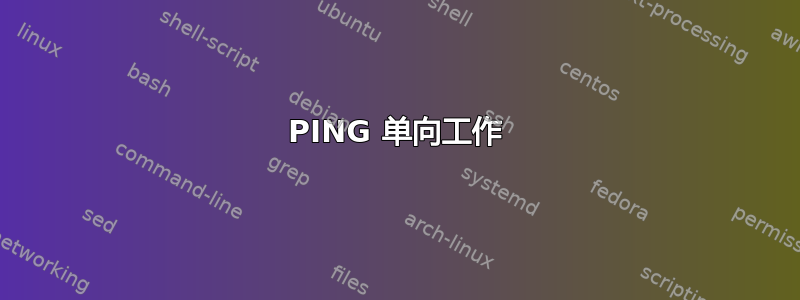 PING 单向工作