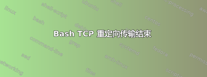 Bash TCP 重定向传输结束