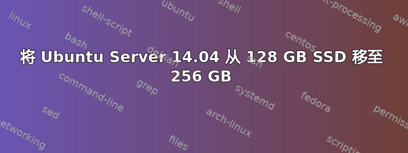 将 Ubuntu Server 14.04 从 128 GB SSD 移至 256 GB