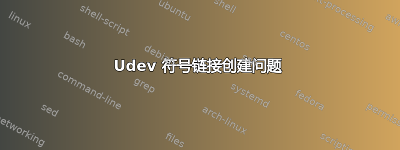 Udev 符号链接创建问题