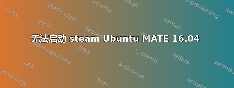 无法启动 steam Ubuntu MATE 16.04