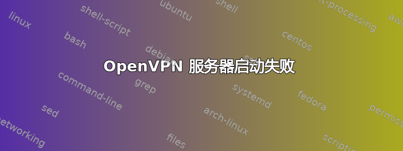 OpenVPN 服务器启动失败