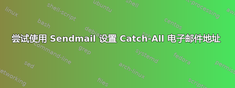 尝试使用 Sendmail 设置 Catch-All 电子邮件地址