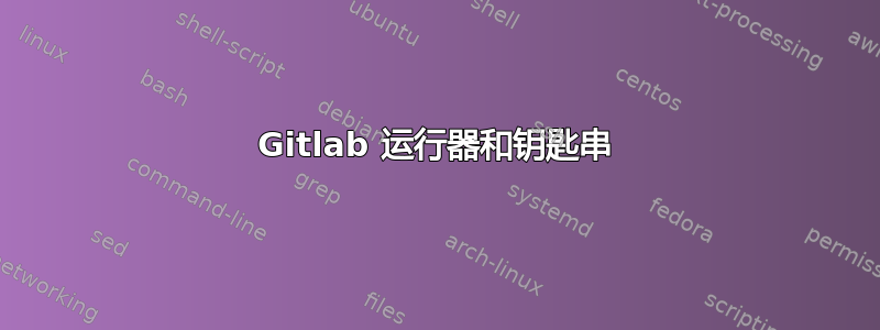 Gitlab 运行器和钥匙串