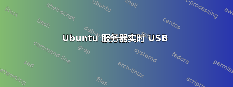 Ubuntu 服务器实时 USB