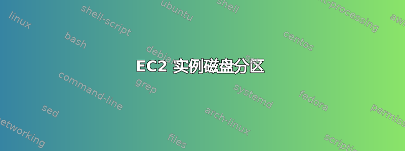 EC2 实例磁盘分区