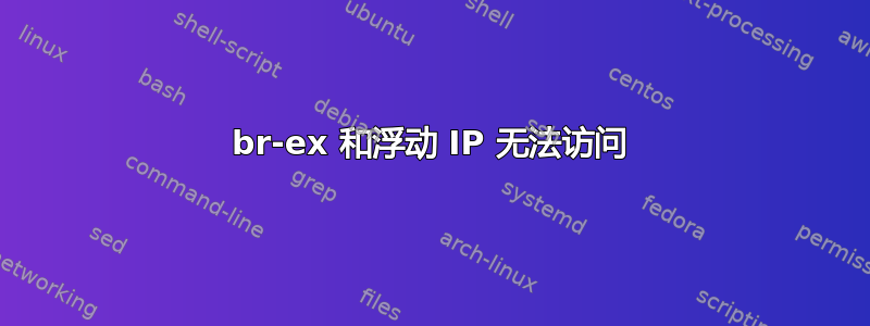 br-ex 和浮动 IP 无法访问