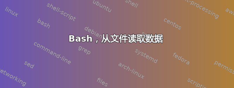 Bash，从文件读取数据