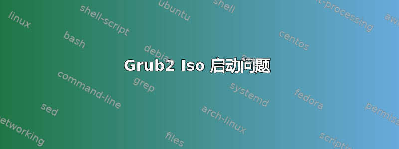 Grub2 Iso 启动问题