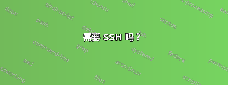 需要 SSH 吗？