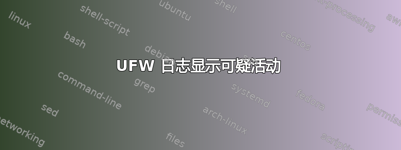 UFW 日志显示可疑活动