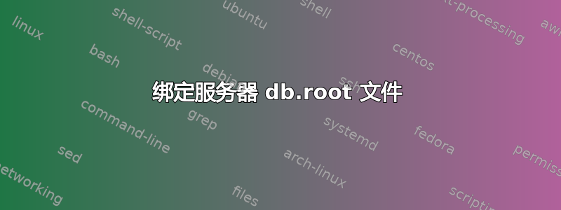 绑定服务器 db.root 文件