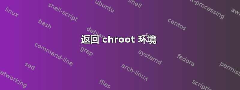 返回 chroot 环境