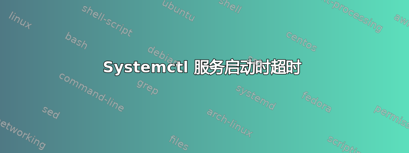 Systemctl 服务启动时超时