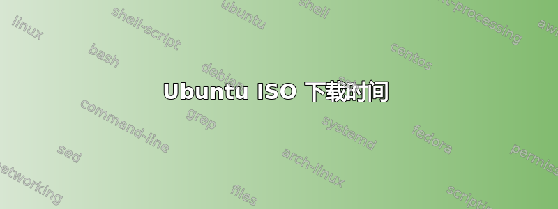 Ubuntu ISO 下载时间