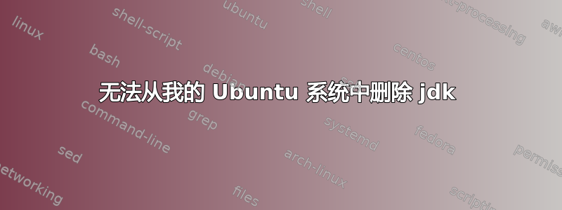 无法从我的 Ubuntu 系统中删除 jdk