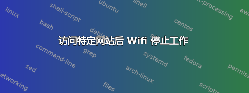 访问特定网站后 Wifi 停止工作