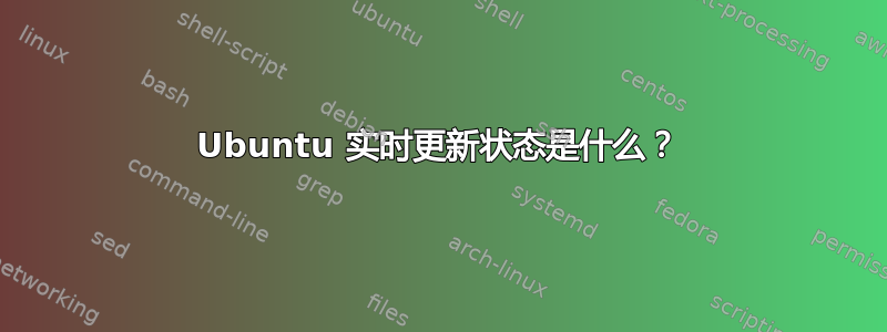 Ubuntu 实时更新状态是什么？