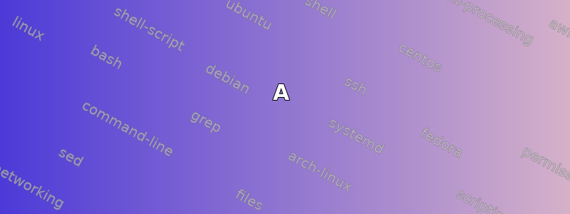 A