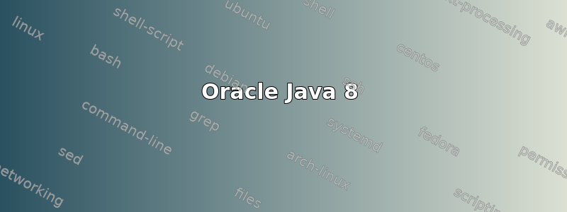 Oracle Java 8