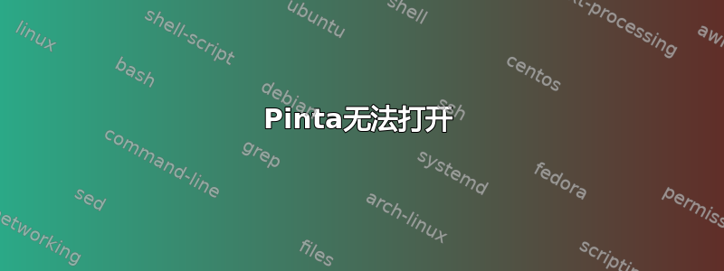 Pinta无法打开