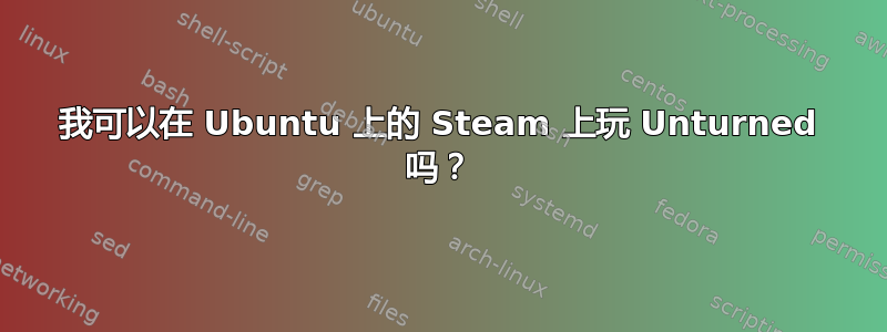 我可以在 Ubuntu 上的 Steam 上玩 Unturned 吗？