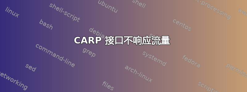 CARP 接口不响应流量