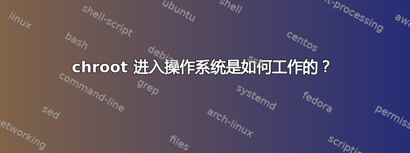 chroot 进入操作系统是如何工作的？