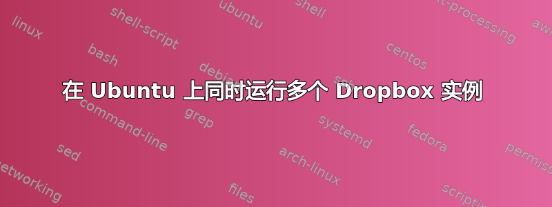 在 Ubuntu 上同时运行多个 Dropbox 实例