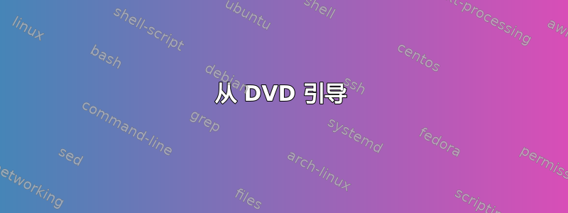 从 DVD 引导