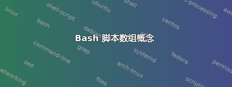 Bash 脚本数组概念