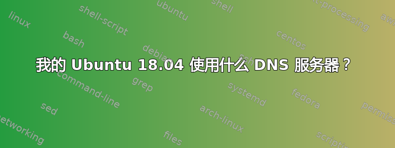 我的 Ubuntu 18.04 使用什么 DNS 服务器？