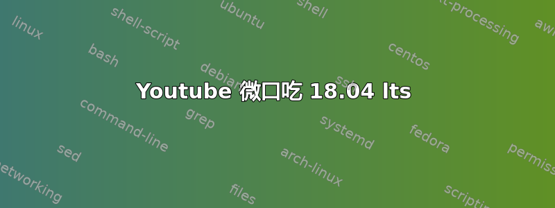 Youtube 微口吃 18.04 lts