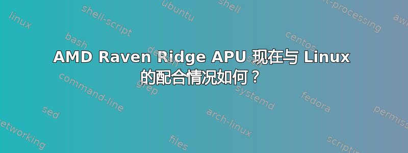 AMD Raven Ridge APU 现在与 Linux 的配​​合情况如何？