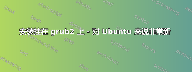 安装挂在 grub2 上 - 对 Ubuntu 来说非常新