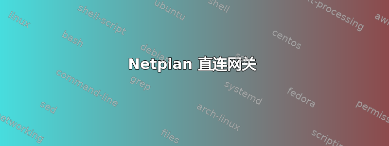 Netplan 直连网关