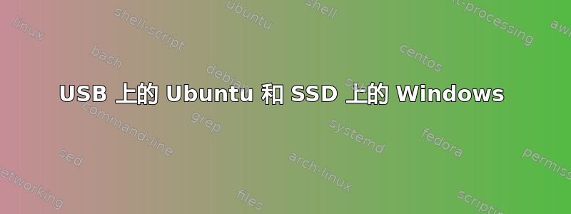 USB 上的 Ubuntu 和 SSD 上的 Windows