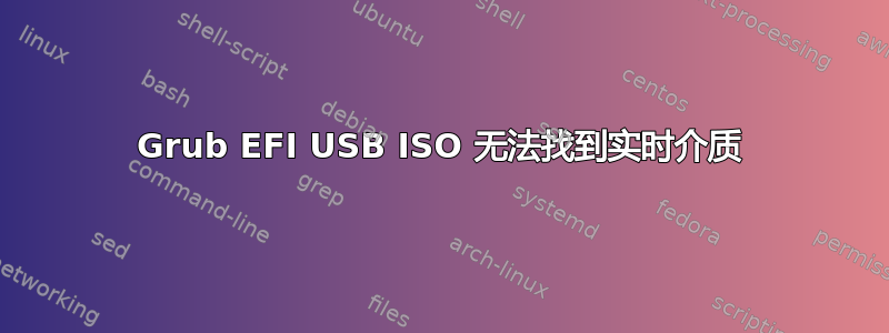 Grub EFI USB ISO 无法找到实时介质