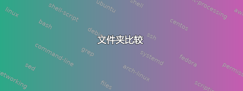 文件夹比较