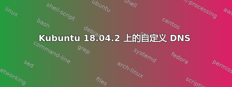 Kubuntu 18.04.2 上的自定义 DNS