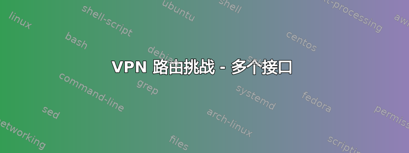 VPN 路由挑战 - 多个接口