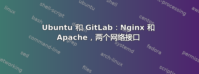 Ubuntu 和 GitLab：Nginx 和 Apache，两个网络接口